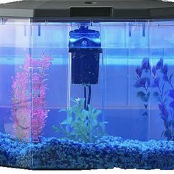7gallon Aquarium Or Terrarium W/7 Different Changing Colors To Choose From Plus Bubbler