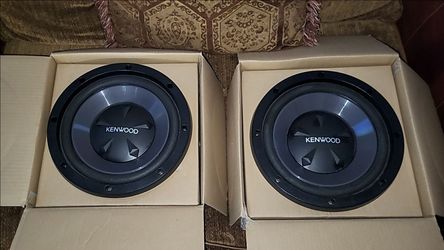 12" Kenwood subwoofers brand new nuevas