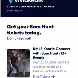 Sam Hunt Tickets 