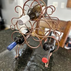 Vintage Wine Rack Counter Top