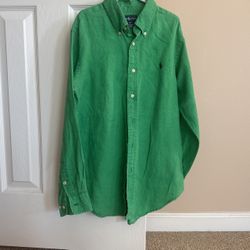 Polo Ralph Lauren Linen Shirt Boys Size 12