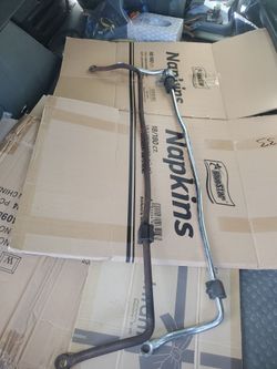Impala front sway stabilizer bars 2 chrome 1 original