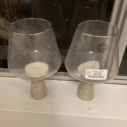 Drinking Glasses  Can Be Used As Candle Holders