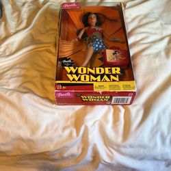 Wonder Women Barbie Mint Condition (except For Box)