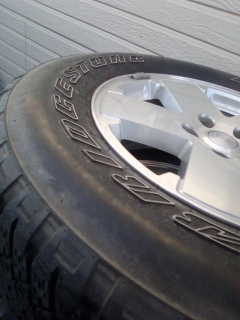 255/70R18 Tires With Jeep Rims Came Off A Jeep Wrangler, Asking $$250 Firm For All, Puo On 59th Ave In Camelback