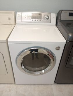 LG White Front Load Dryer