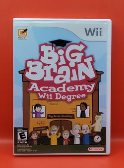 Nintendo Wii Big Brain Academy Wii Degree 2007,  CIB [Tested & Working]