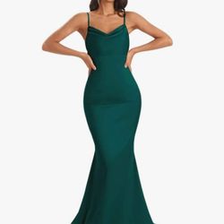 Dark Green Gown