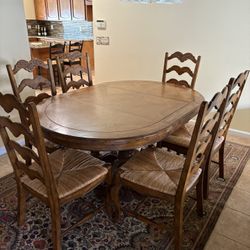 Wood Table And Charles 