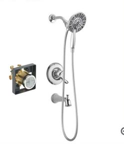 Linden Monitor 17 Series Dual Function Pressure Balanced Tub and Shower with Inition and Integrated Volume Control - includes : Rough-In Valve