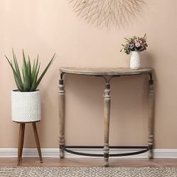 Rustic wood Console table If771