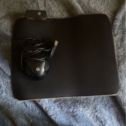 Gaming Mouse With Mouse Pad (led)