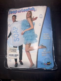 New! Soap and Loofah Couples Halloween Costume