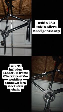 Leader fixie frameset