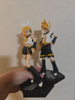 Rin and Len project diva statues Set