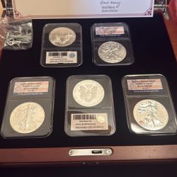 The American Eagle Silver Dollar 25th Anniversary Silver Dollar Set
