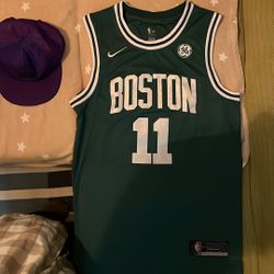 Lg Irving # 11 Boston Basketball Jersey W/ Nike And GE Endorsements