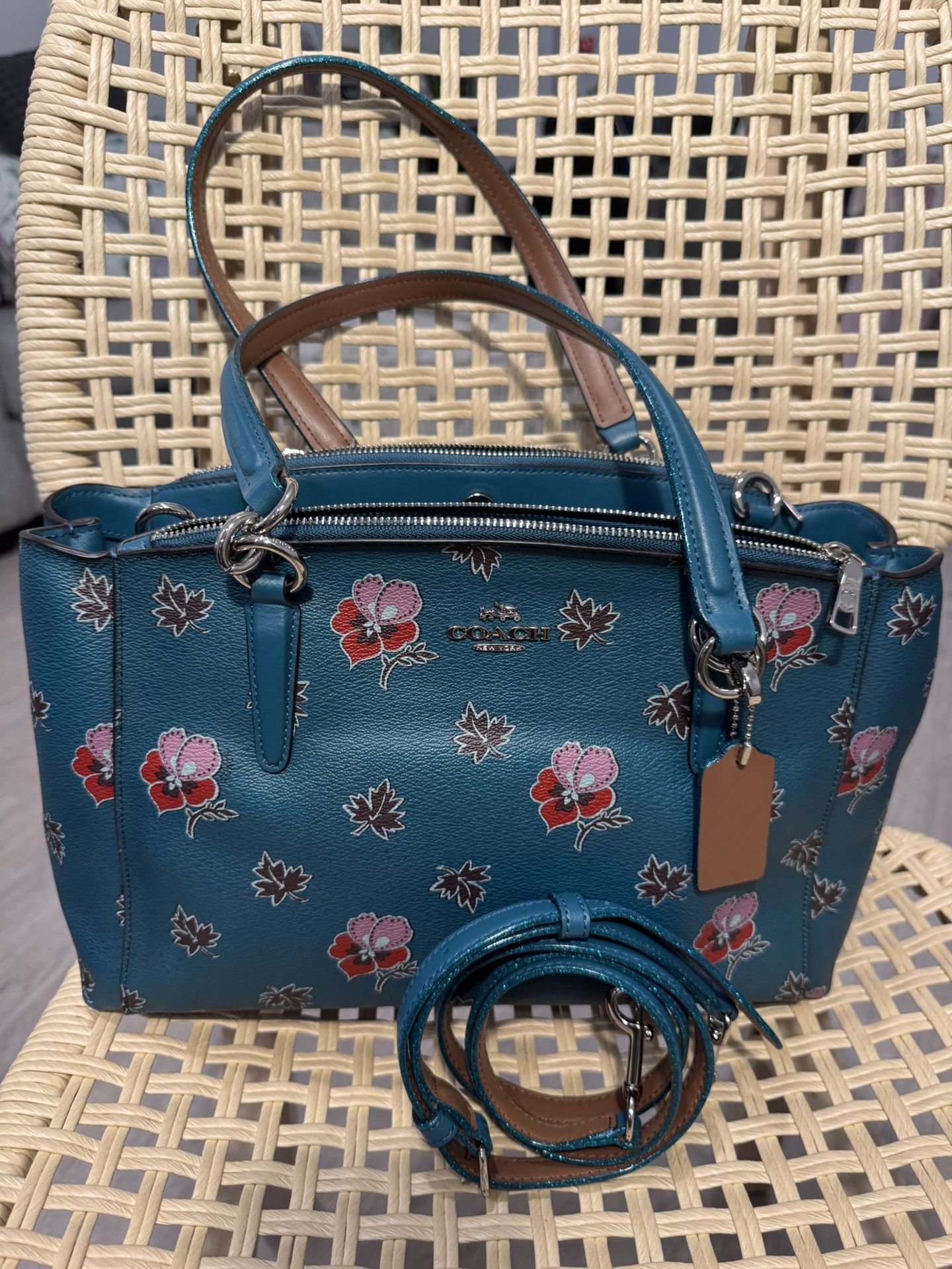 Coach Mini Floral Christie Carryall