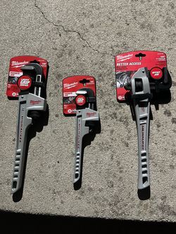 Milwaukee Aluminum Pipe Wrench Set of 3