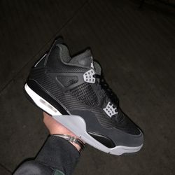 Jordan 4 Black Canvas