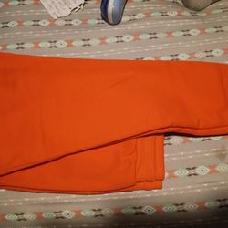 Orange Women's Small Sweatpants 