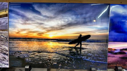 Picture Tile Print Ocean Beach