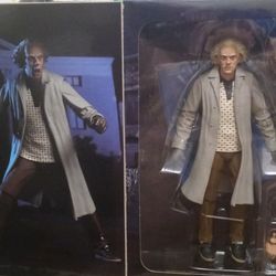 NECA - Back To The Future - Ultimate "Doc Brown" 7" Tall Action Figures -New-