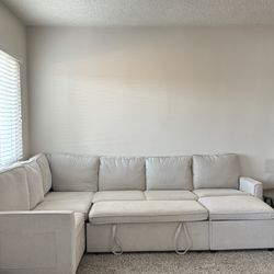 Nice Big Sleeper Sectional Couch Like New 