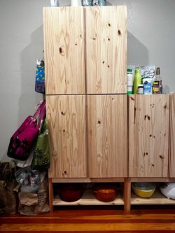 IKEA IVAR Cabinets (2 Stacked)