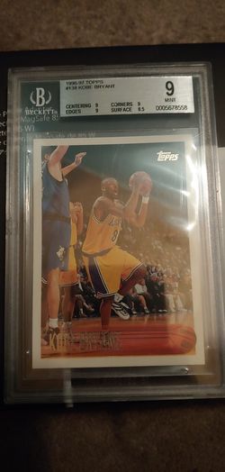 Kobe rookie topps 138 graded