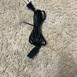 6ft Standard AC Power Cord Cable 2 Prong Plug for PC Computer Monitor & Desktop