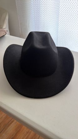 Black Felt Cowboy Hat