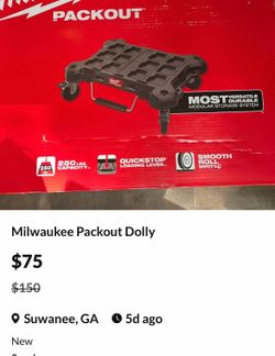 Milwaukee Pack out Dolly