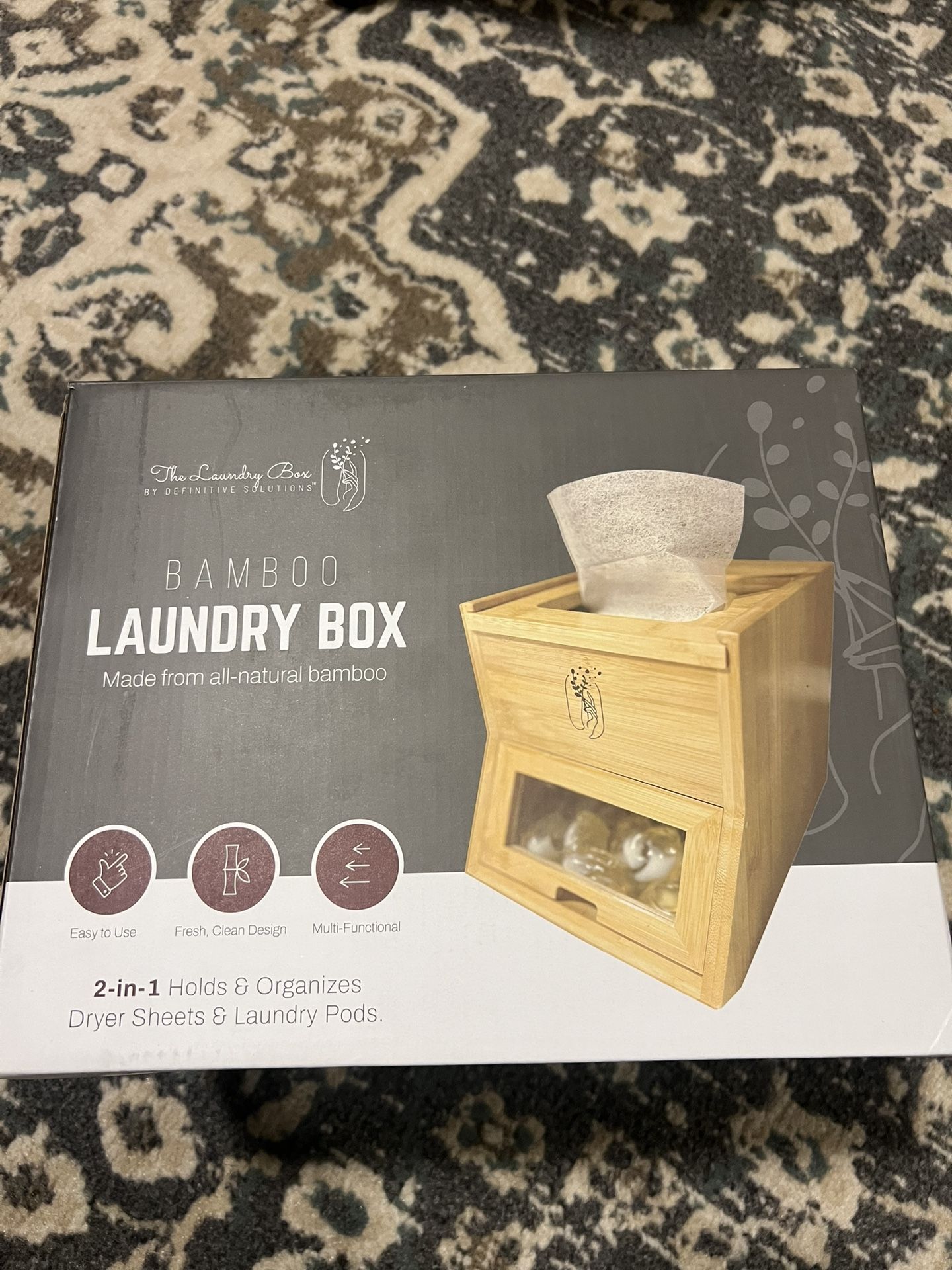 Bamboo Laundry Box