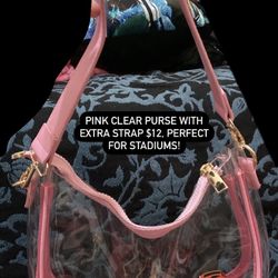 Pink Clear Purse