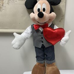 Mickey Mouse Plush Disney Valentine Door Greeter