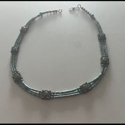 Turquoise Necklace & Two Bracelets - Never Worn
