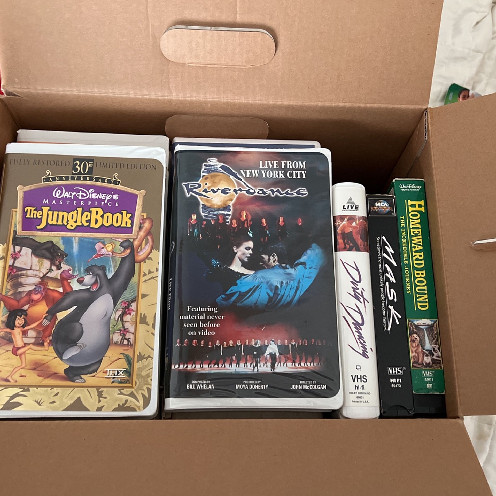 Variety of VHS Tapes