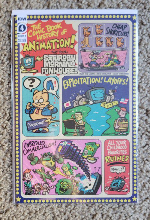 The Comic Book History Of Animation Comic Book Issue 4 Cover B NEW