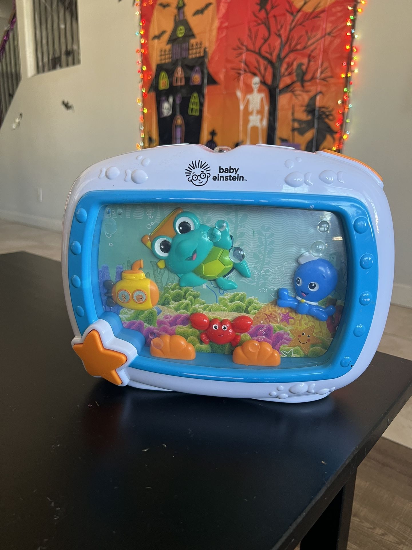 Baby Einstein Sea Dreams Soothed Musical Crib Toy And Sound Machine. NO REMOTE