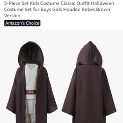 Kids 5pcs Halloween Costume Size 8-10