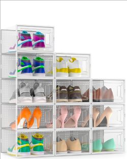 Brand new 12 Pack Large Stackable Clear Plastic Shoe Storage Boxes Organizer, White
Brand new
Pick up from Sammamish
Cash
Spacious interior comp