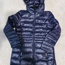 Premium DOWN Puffer JACKET -Andrew Marc -Womens - Medium - Dark Indigo