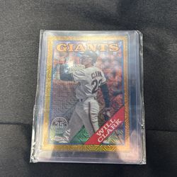 Will Clark Topps Chrome Refractor #09/50