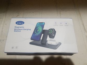 Magnetic Wireless Charging Station...new In Box