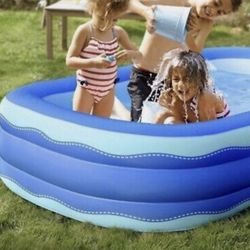 Family Inflatable Swimming Pool 92x56x20 inch Inflatable Pool New