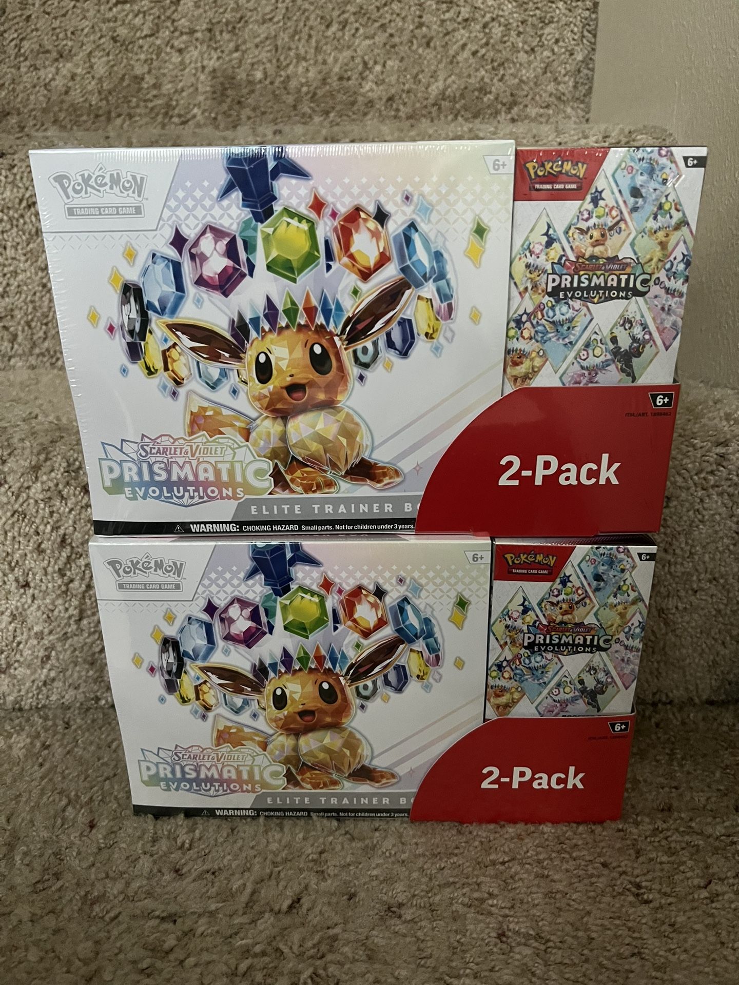 Pokemon Prismatic Evolutions Elite Trainer Box + Booster Costco Bundle  