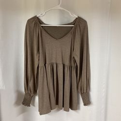 Medium Sierra Brown Blouse