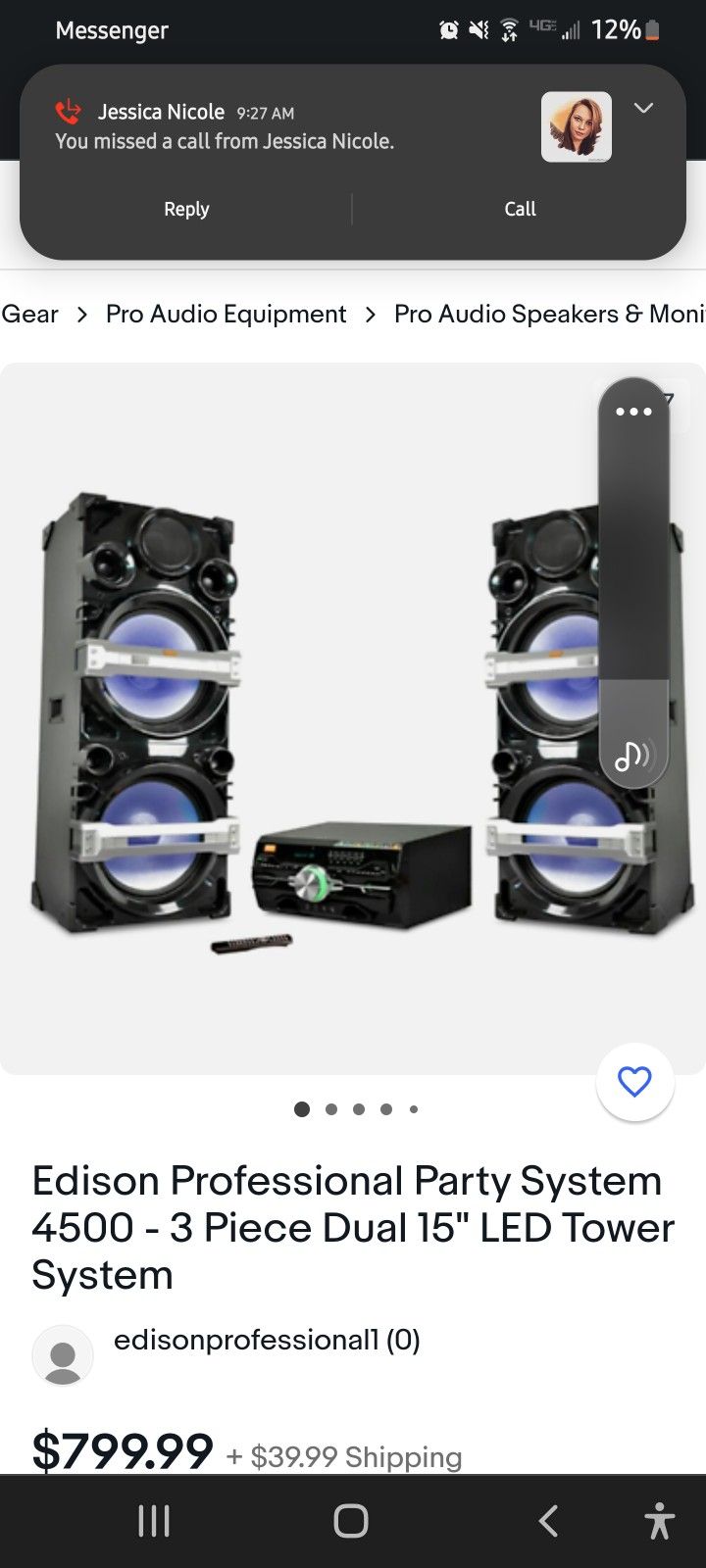 Edison Professional Party System 4500