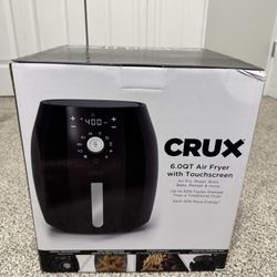 Air fryer 6.0QT with touchscreen CRUX
